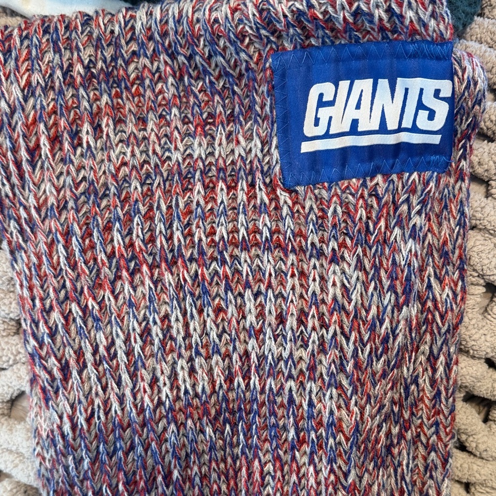 NYG knit infinity scarf